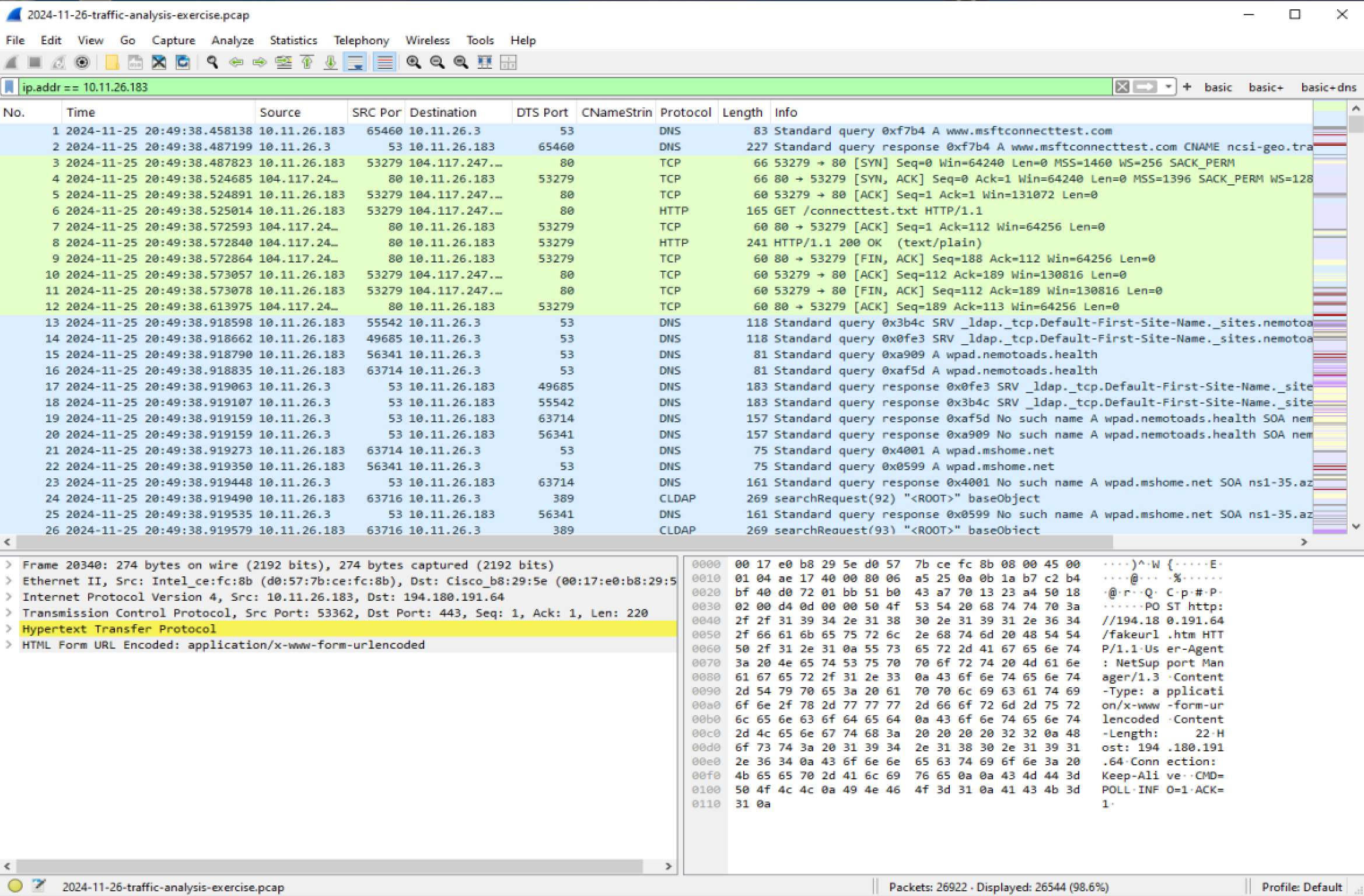 Host Traffic Overview